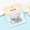 SHEGRACE Brass Bead Tips XGR0055P-61P-5