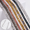 5 Yards Self Adhesive Resin Rhinestone Tape DIY-SP0002-49E-6