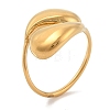 Open 304 Stainless Steel Finger Rings for Women RJEW-B070-01G-1