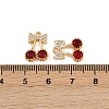 Brass Micro Pave Cubic Zirconia Pendants KK-C115-03F-03G-3