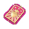 304 Stainless Steel Enamel Pendants SA-B004-04G-2