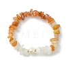 Natural Gemstone & Cultured Freshwater Pearl Beaded Stretch Bracelets for Women BJEW-JB13761-4