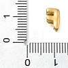 Ion Plating(IP) 304 Stainless Steel Slide Charms STAS-B075-37G-F-3