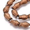 Electroplate Glass Beads Strands X1-EGLA-T025-03F-3