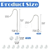 100Pcs 3 Styles 316 Surgical Stainless Steel Earring Hooks FIND-YW0005-50-2