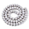 Electroplate Glass Beads Strands LS-EGLA-A044-P8mm-B19-3