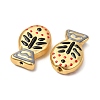 Baking Paint Glass Enamel Beads GLAA-B035-01F-2