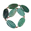 Natural Banded Agate Beads Strands G-F825-H01-02B-3