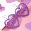 Creative Heart Acrylic Dangle Earrings GN3054-3-1