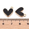Rack Plating Alloy Enamel Charms ENAM-N056-343G-A-3