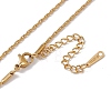 201 Stainless Steel Boston Link Chain Necklace for Men Women X-NJEW-P268-A31-2X5-3