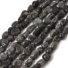 Natura Black Rutilated Quartz Beads Strands GG-CBAC13F-A02-02-2
