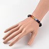 Natural Lava Rock Beaded Stretch Bracelets X-BJEW-JB02184-05-3