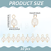10Pcs Natural Cultured Freshwater Pearl Pendants FIND-LP0001-54-2