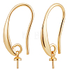 20Pcs Brass Earring Hooks KK-BBC0004-32-1