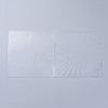 Plastic Embossing Folders X-DIY-P007-C02-3