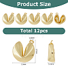 12Pcs Brass Pendants KK-HS0001-83G-2