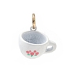 Spray Painted Brass Charms KK-CBAEB58-13-1