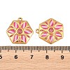 304 Stainless Steel Enamel & Rhinestone Pendants LS-STAS-G398-26G-01-3