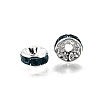 Brass Grade A Rhinestone Spacer Beads RB-A014-Z8mm-06S-3