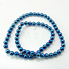 Non-Magnetic Synthetic Hematite Beads Strands G-C019-6mm-2
