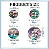 40Pcs 4 Styles Acrylic & Paua Shell Buttons BUTT-ME0001-30-2