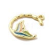 Alloy Enamel Pendants PALLOY-D330-01G-2