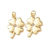 Brass Micro Pave Cubic Zirconia Pendants CU-CBA2F11-20E-G-1