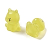 Luminous Resin Cute Little Dog Ornaments RESI-R459-02B-4