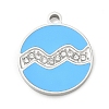 Twelve Constellations 304 Stainless Steel Enamel Pendants SA-CBAAE04-01P-01-1