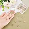 Unicraftale 40Pcs 4 Style 304 Stainless Steel Circle Ring Stud Earring Findings STAS-UN0047-07-4