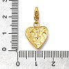 Heart 304 Stainless Steel Rhinestones Pendant Decorations STAS-R159-50G-03-3