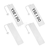 4Pcs 2 Style 201 Stainless Steel Bookmark AJEW-AB00201-1