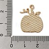 Thanksgiving Day Golden Tone Alloy Enamel Pendants X-ENAM-M002-02I-G-3