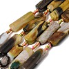 Natural Yellow Agate Beads Strands G-H342-B02-01-2