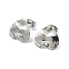 Non-Tarnish 304 Stainless Steel Stud Earring Findings STAS-L024-003P-01-1