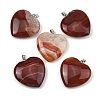 Natural Banded Agate Pendants GG-K002-12A-19-1