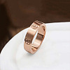 Cross Pattern 201 Stainless Steel Finger Rings FS-WG329CB-01-1