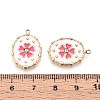 Ion Plating(IP) 304 Stainless Steel Rhinestone Pendants STAS-N109-251A-G-3