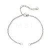 304 Stainless Steel Cable Chain & Venetian Chain & Rolo Chain Bracelet Making AJEW-JB01441-2