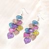 430 Stainless Steel Dangle Earrings EJEW-B157-01A-2