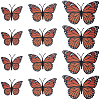 3 Sets PVC Stickers DIY-CN0003-90-7