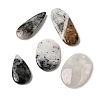 Natural Tourmalinated Quartz Pendants G-D365-02E-01-1