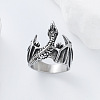 304 Stainless Steel Finger Rings for Men UP9646-3-3