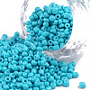 Baking Paint Glass Seed Beads SEED-US0003-3mm-K10-1