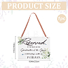 Rectangle Wood Reserved Hanging Sign Decorations DJEW-WH20005-02A-2