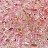 Spray Painted Glass Seed Beads SEED-A034-01B-3