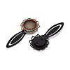 Alloy & Iron Bookmark Cabochon Settings PALLOY-N184-10AB-2