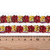 Baking Paint Electroplate Transparent Glass Beads Strands EGLA-N020-04-5
