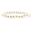 Plastic & Brass Beaded Stretch Bracelet for Women JP1152-1-1